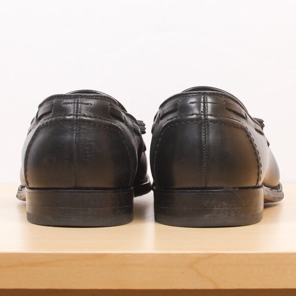 Alden 9.5 B/D Tassel Loafers Black Calfskin EUC Goodyear Welted - Picture 3 of 8